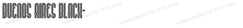 Buenos Aires Black字体转换